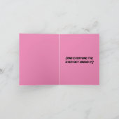 Zo overweldigend van u (roze) kaart (Binnen)