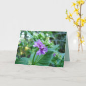 Zo Paars Oh Kaart (Gele Bloem)
