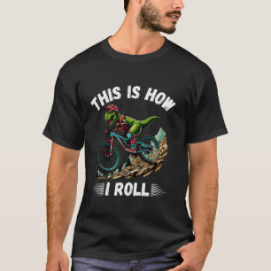 Zo rol ik Funny Mountainbiken naar Rex T-shirt