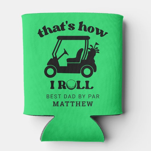 Zo rol ik Golfer Dad Vaderdag Cooler (Achterkant)