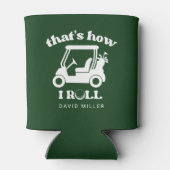 Zo rol ik golfkar Golfer Pap Blikjeskoeler (Achterkant)