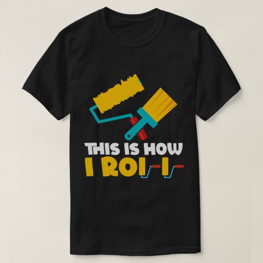 Zo rol ik het schilderen van Roller Painter G T-shirt (Design voorkant)