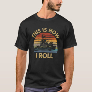 Zo rol ik Retro Go Kart Gezegde Karting Ra T-shirt