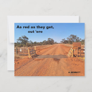 Zo rood als ze zijn briefkaart
