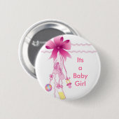 Zo schattig als een knop ronde button 5,7 cm (Voorkant /achterkant)