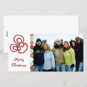 Zo schattig vrolijk kerst muis feestdagenkaart (Voorkant / Achterkant)