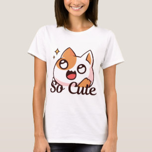 Zo Schattige Cat T-shirt