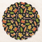 Zo Schattige kerstfeest Kartonnen Onderzetters (Voorkant)