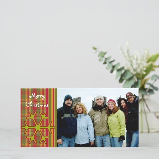 Zo Schattige vrolijk kerstfeest Feestdagenkaart (Staand voorkant)