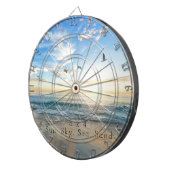 Zo, Sky. Zee. Zand. Beach Scene  Dartbord (Voorkant Rechts)