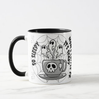Zo slaperig Halloween Mok (Side Design)
