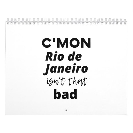 Zo slecht is Rio de Janeiro niet. Kalender (Hoes)