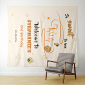 Zo Slecht Om Twee Cute Honingbij Te Zijn 2de Verja Wandkleed (In Situ (horizontaal))