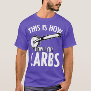 Zo snijd ik de krabben grappige Pizza Humor in voo T-shirt