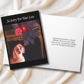 Zo Sorry Voor Uw Verlies Cavalier King Charles Kaart