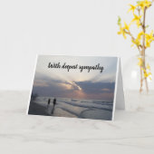 "ZO SORRY VOOR UW VERLIES"-KAART KAART (Gele Bloem)