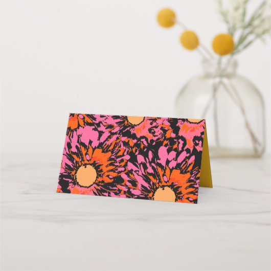 ZO SPRING Bat Mitzvah Seating Escort Kaart (Achterkant)