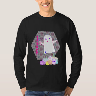 Zo Super Spooky Seizoen Pastel Gothic Ghost T-shirt