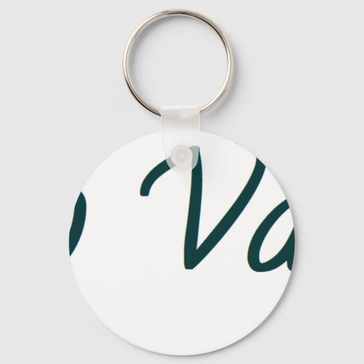 zo vaag sleutelhanger (Voorkant)