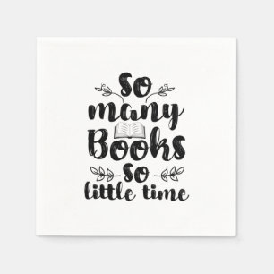 Zo veel boeken lezen, zo weinig tijd servet
