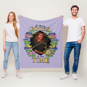 Zo veel boeken, zo weinig tijd fleece deken