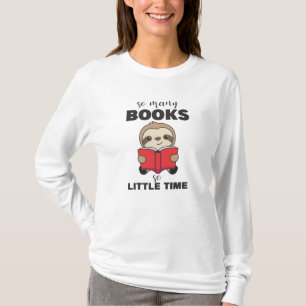Zo veel boeken, zo weinig tijd, Lull Reading Book T-shirt
