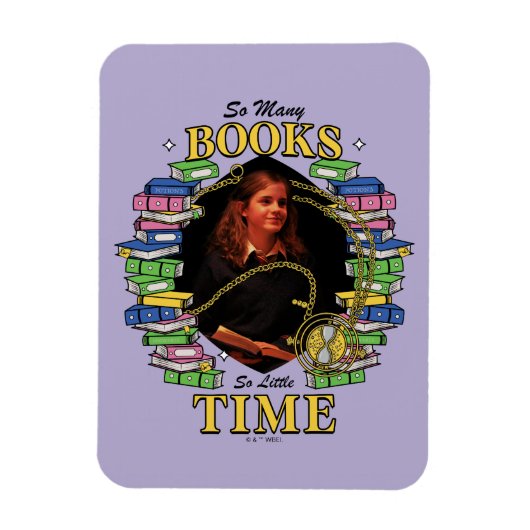 Zo veel boeken, zo weinig tijd magneet (Verticaal)