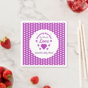 Zo veel liefdesBaby shower Servet
