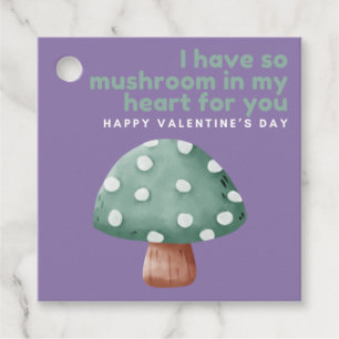 Zo veel paddestoel in mijn hart Valentijnskaartjes Bedankjes Labels