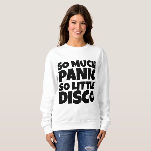 ZO VEEL PANIEK ZO KLEINE DISCO T-SHIRTS (Voorkant volledig)