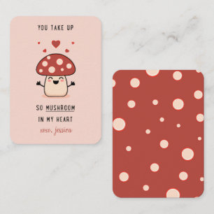 Zo veel ruimte in mijn hart Kinder Valentijnsdag Notitiekaartje