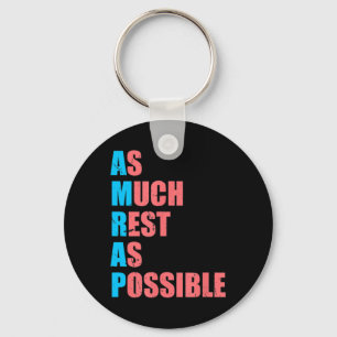 Zo veel rust mogelijk AMRAP fun trendy Sleutelhanger