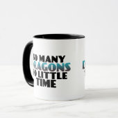 Zo veel tekeningen, zo weinig tijd dat gamers Mok  (Voorkant links)