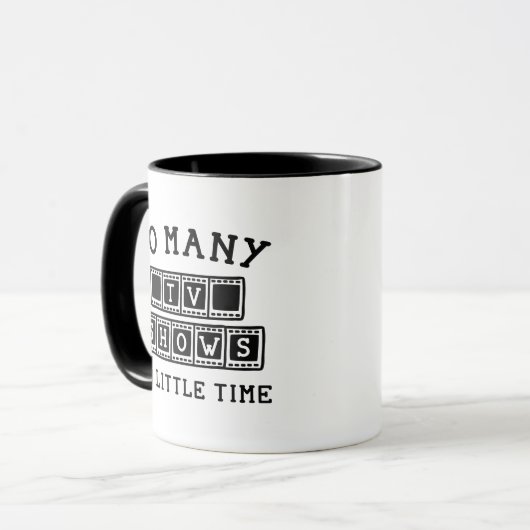 Zo veel tv-Shows Mok (Voorkant links)