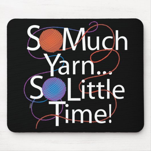 Zo veel Yarn Muismat (Voorkant)