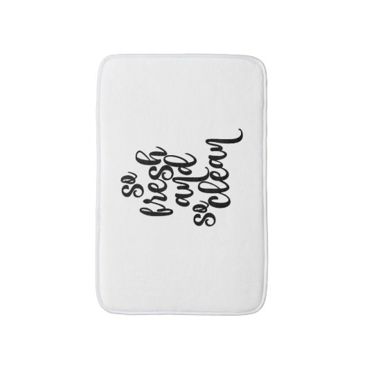 Zo vers en zo schoon Bathmat Badmat (Voorkant Verticaal)