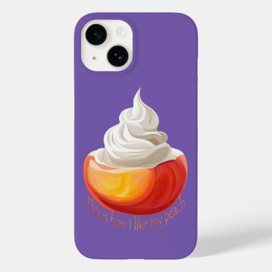 Zo vind ik mijn perzik Case-Mate iPhone case (Achterkant)