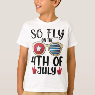 Zo vliegen we op 4 juli op de Amerikaanse vlag T-shirt