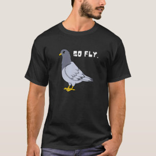 Zo Vliegende Duif Racing Vogels Kijkende Duif T-shirt