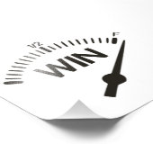 Zo vol Win Gage Foto Afdruk (Hoek)