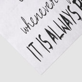 Zo vriendelijk mogelijk tissuepapier (Detail)