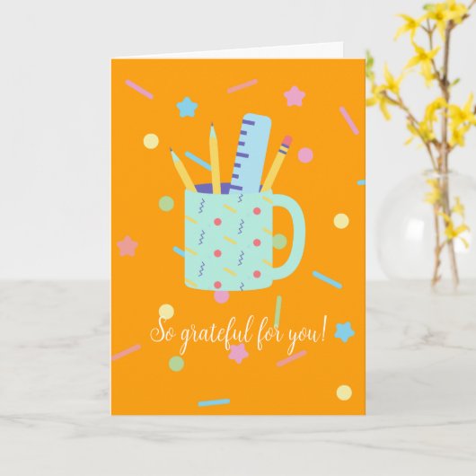 Zo vriendelijk voor u Admin Professional Day Kaart (Gele Bloem)