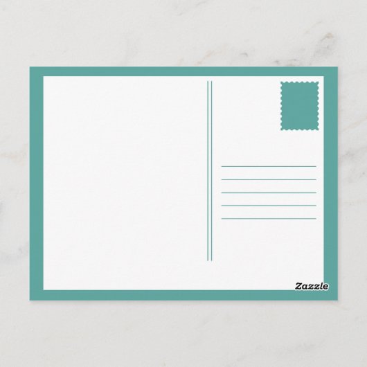 Zo zenuwachtig als een lange staart kat briefkaart (Achterkant)