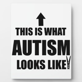 Zo ziet autisme eruit! fotoplaat