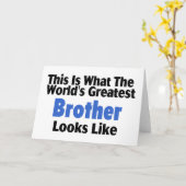 Zo ziet de grootste broer van de wereld eruit kaart (Gele Bloem)