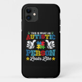 Zo ziet een autistisch persoon eruit Case-Mate iPhone case (Achterkant)