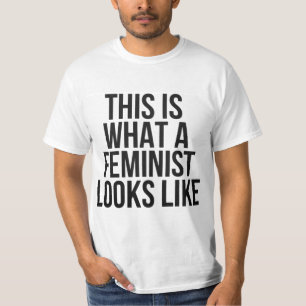 Zo ziet een feminist eruit - feminisme t-shirt