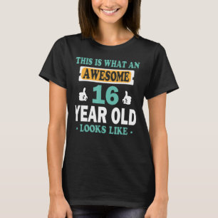 Zo ziet een Geweldige 16-jarige eruit T-shirt