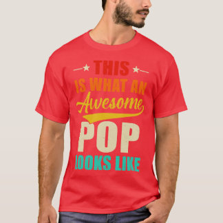 Zo ziet een Geweldige eruit op Vaderdag T-shirt