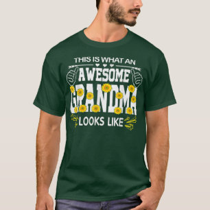 Zo ziet een Geweldige grootmoeder eruit als een vu T-shirt